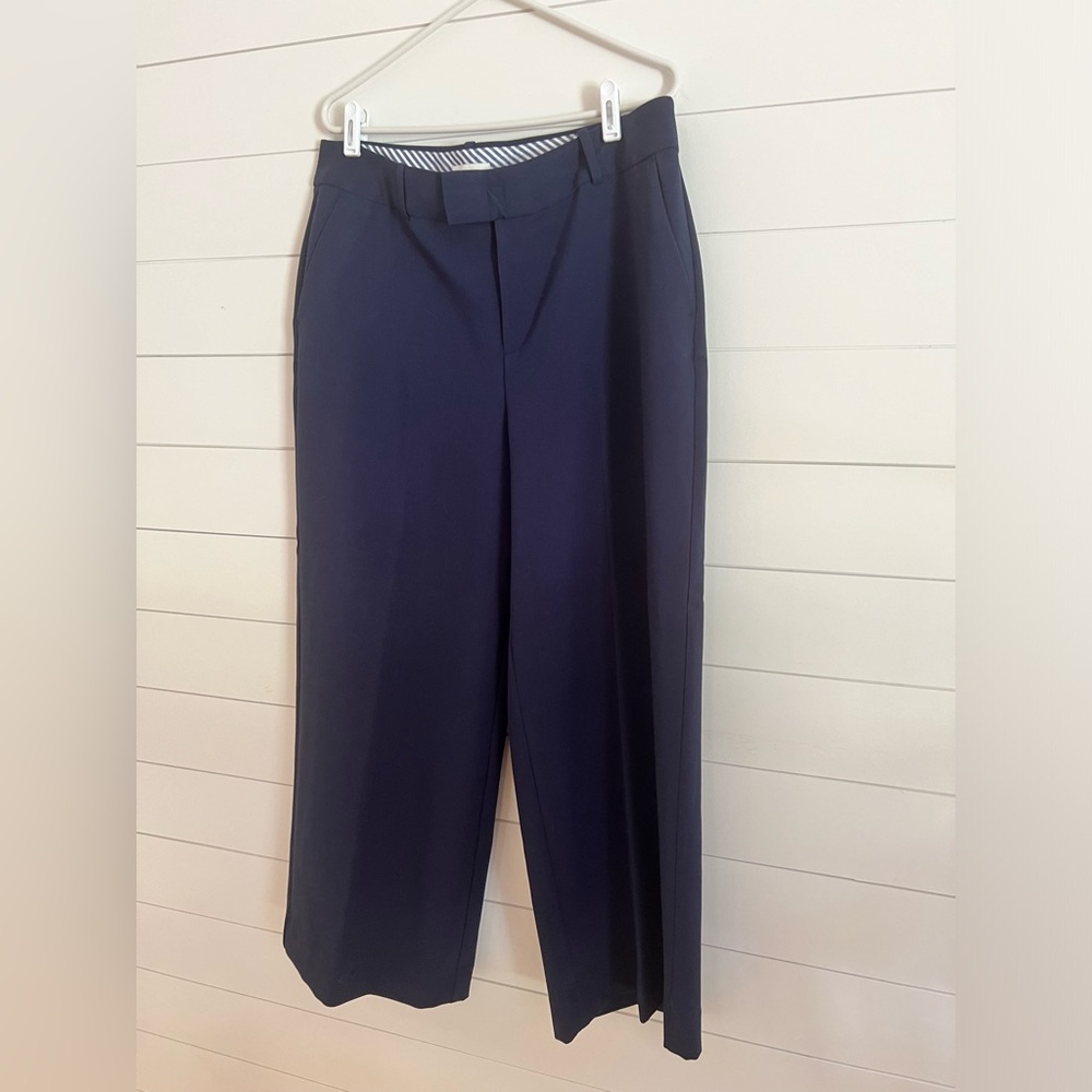 Wide Leg Pant - Navy Blue